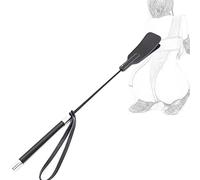 TRQOYTU Frusta Erotica Flogger Sesso Vera Pelle Pagaia Lunga SM Crop Cavallo BDSM Bondage Sculacciata Riding Crop Gioco di Ruolo Flirtare Erotico Schiavo Fetish Giocattolo del Sesso per Coppie