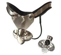 TRQOYTU Gabbia Per Pene Cintura Di Castità In Acciaio Inossidabile Gabbia Di Castità Blocco Di Castità Fetish Bondage Estremo Cintura Di Castità Gabbia Di Castità Metallo BDSM Giocattolo Del Sesso