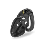 TRQOYTU Gabbia Per Pene In Plastica 2 Colori Gabbia Di Castità Per Uomo 2 Misure Con 4 Anelli Per Cazzi Aperti Bondage Estremo Gabbia Per Cazzi BDSM Astinenza Fetish Cintura Di Castità Uomo