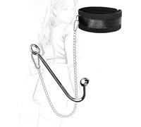 TRQOYTU Gancio Anale SM Bondage Sex Restraint Con Gancio Anale Bondage Set Restraint Collare Schiavo Estremo Per Cani Plug Anale Anale Catena Di Ferro SM Fetish Gioco Di Ruolo Set Di Restrizione