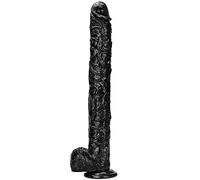 TRQOYTU Gigante Da 43 Cm Realistico Con Ventosa Replica Del Pene Vero Dong Con Vene Vere E Testicoli Sporgenti Plug Anale Con Spinta Anale Sovradimensionato Giocattolo Sessuale.