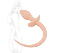 TRQOYTU Giocattoli Anali Con Coda Di Cane Schiavo Del Cane Coda Bondage Coda Di Cane SM Butt Plug Massaggio Alla Prostata Plug Anale Sesso Espansione Del Punto G Vaginale Fetish Giocattolo Sessuale