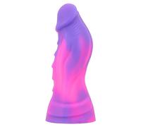 TRQOYTU Giocattolo Sessuale A Forma Di Animale In Silicone Liquido Con Colori Misti Plug Con Ventose Dildo Realistico Giocattolo Sessuale Originale For Uomini Donne Dilatatore