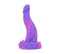 TRQOYTU Giocattolo Sessuale A Forma Di Animale In Silicone Liquido Con Colori Misti Plug Con Ventose Dildo Realistico Giocattolo Sessuale Originale For Uomini Donne Dilatatore