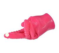TRQOYTU Guanto Da Masturbazione, Guanti, Giocattolo Erotico Vibratore Da Dito Per Donne E Uomini, Copri Dita, Bastoncini Per Massaggio Anale Del Punto G, Vibratore Da Dito, Viola