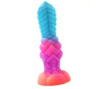 TRQOYTU Luminoso Enorme Realistico Mostro Dildo Alieno Tentacolo Luminoso Fantasia Liquido Silicone Morbido Nodo Dildo Butt Plug Giocattolo Del Sesso Anale For Coppie Maschili E Femminili