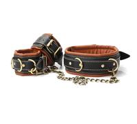TRQOYTU Manette Collare Sesso Letto Donne SM Manette Collo Restrizioni Manette In Pelle Collare Schiavo Regolabile Bondage Flirtare Giocattolo Sessuale Coppia Adulto Estremo