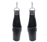 TRQOYTU Manette Mani Bondage Polsini Set Di Ritenuta Mani Imbottite Per Appendere Manette In Pelle Appese Restrizioni SM Schiavo Fetish Giocattolo Sessuale Per Coppie Nero