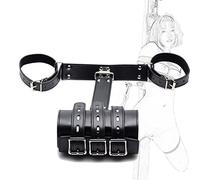 TRQOYTU Manette Per Bondage BDSM Con Cintura Da Braccio Manette In Pelle Regolabili Braccia Dietro La Schiena Restrizioni Inverse Restrizioni Per Braccia Fetish Tortura Estrema Giocattoli Sessuali