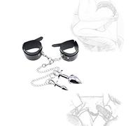 TRQOYTU Manette Plug Anali Confezione Da 2 Piccoli Grandi Giocattoli Fetish, SM Manette BDSM Fetish Bondage Giocattoli Sessuali Coppie Set Bondage Estremo Plug Anali Masturbazione Giocattoli