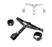 TRQOYTU Manette Sexy Con Anello Per Il Pene In Metallo, Gabbia Di Castità, Corde Sexy, Cintura Di Castità Maschile, Anello Per Il Pene, Bondage Regolabile, Feticismo SM, Restrizioni Erotiche