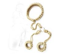 TRQOYTU Manette SM Bondage Manette Con Collare Regolabile SM Manette Bondage Set BDSM Corda Set Di Restrizioni Manette Giocattolo Erotico Per Coppie