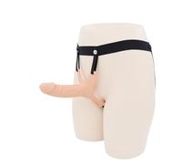 TRQOYTU Manicotto Del Pene Cavo Ingranditore Strap-On Strap-On Dildo Pene Strap-On Regolabile Ingranditore Masturbatore Giocattolo Del Sesso Per Uomini Donne