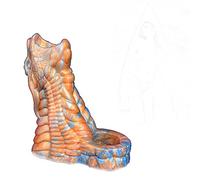 TRQOYTU Manicotto Per Pene In Silicone, Manicotto A Forma Di Dinosauro, Polsini, Manicotto, Manicotto, Dildo Animale, Manicotti Per Pene, Ritardo Dell'eiaculazione, Giocattolo Sessuale