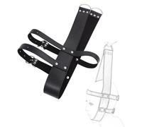 TRQOYTU Maschera Per La Testa In Pelle Bondage Imbracatura Sospensione Maschera Per La Testa Maschere Per La Testa Imbracature Cave Nere Maschera Bondage Maschera In Pelle Regolabile Fetish Schiavo