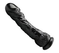 TRQOYTU Morbido Grande Diametro 6 Cm Dildo Gigante Stimolazione Del Punto G Giocattolo Per Donna Pene Bigboy, Fallo Realistico Per Mani Libere, Nero