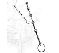 TRQOYTU Perle Anali Catena Anale Con 5 Palline Con Anello Di Trazione Deluxe Tappi Anali In Acciaio Inox Palline Dell'amore Divaricatore Gancio Allungamento Masturbatore Giocattolo Sessuale,Diametro