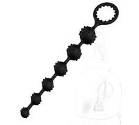 TRQOYTU Perle Anali Realizzate Con Giocattoli Sessuali Anali Flessibili Con 6 Perle, Design Con Anello Di Trazione, Perline Di Plug Anale, Dilatatore Per Masturbatori Anali E Giochi Profondi