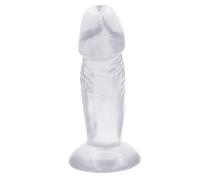 TRQOYTU Piccolo Vibratore Realistico - Dildo Anale Deluxe Replica Del Pene Morbido E Vellutato Con Ventosa Super Forte Giocattolo Sessuale Per Principianti Per Donne Per Climax Anali E Vaginali