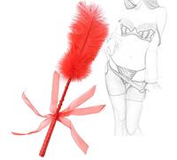 TRQOYTU Piuma Solleticatore Sesso Erotico Fustigatore SM Frusta Amore Piuma Clitoride Frusta BDSM Bondage Sculacciata Schiaffo Paddle Letto Restrizioni Gioco Di Ruolo Erotico Flirtare Solletico