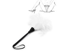 TRQOYTU Piuma Solletico Vera Piuma Sesso Sculacciata Amore Piuma Clitoride Raccolto SM Frusta Erotico Flogger Flirtare Tickler Paddle Gioco Di Ruolo Erotico Giocattoli Sessuali Per Coppie Adulti