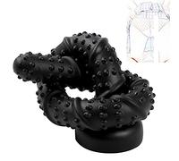 TRQOYTU Plug Anale Butt Plug Dildo Anale Extra Lungo Dilatatore Dell'ano Stimolazione Della Prostata Plug Anale Palline Con Ventosa Silicone Dilos Realistico Fallo Replica Del Pene Giocattolo