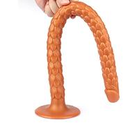 TRQOYTU Plug Anale Butt Plug Silicone Lungo Fallo Anale Massaggio Prostatico Dilatatore Ano Masturbatori Vaginali Dilos Anali Pene Realistico Giocattolo Sessuale Con Ventosa Per Donne E Uomini