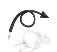 TRQOYTU Plug Anale Con Frusta A Coda Flogger Plug Anale Anale Cosplay Gioco Di Ruolo Bondage Massaggio Alla Prostata Dildo Anale Coda Del Diavolo Fetish Masturbazione Stimolatore Dildo