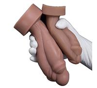 TRQOYTU Plug Anale Dildo Anale Butt Plug Silicone Realistico Dilos Dilatatore Ano Spesso Con Ventose Stimolatore Del Punto G Della Prostata Masturbazione Giocattolo Sessuale Per Uomini Donne