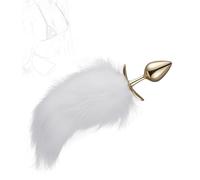 TRQOYTU Plug Anale In Acciaio Inossidabile Erotico Coda Di Volpe Coda Di Volpe Dildo Anale Bondage SM Cosplay Ano Masturbatore Bondage Fetish Masturbazione Giocattolo Sessuale Per Donne Uomini