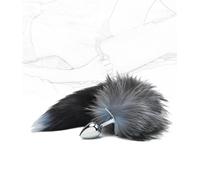 TRQOYTU Plug Anale In Acciaio Inossidabile Erotico Coda Di Volpe Coda Di Volpe Dildo Anale Bondage SM Cosplay Ano Masturbatore Bondage Fetish Masturbazione Giocattolo Sessuale Per Donne Uomini