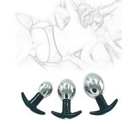 TRQOYTU Plug Anale In Metallo Fetish Buttpluck Masturbazione Bondage Anale Con Cristallo Diamante Espansore Del Punto G Della Vagina Stimolatore Dell'orgasmo
