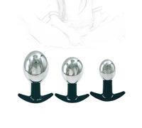 TRQOYTU Plug Anale In Metallo Fetish Buttpluck Masturbazione Bondage Con Cristallo Diamante Espansore Del Punto G Della Vagina Stimolatore Dell'orgasmo