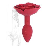 TRQOYTU Plug Anale In Silicone Con Gioielli Fetish Giocattolo Anale Masturbazione Palline Anali Giochi Anali SM Erotico Bondage BSDM Giocattolo Sessuale Per Uomini Donne Coppie