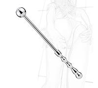 TRQOYTU Plug Anale Manuale In Acciaio Inossidabile Sfere Anali In Metallo Con Manico Sfera Rotonda Impermeabile Stimolatore Del Punto G Massaggio Prostatico Masturbazione Dell'ano Giocattoli
