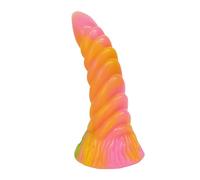 TRQOYTU Plug Anale Realistico Fantasia Mostro Dildo Con Nodo Morbido Con Grande Ventosa Unicorno Giocattolo Sessuale Anale In Silicone Punto G Masturbazione Della Prostata BDSM