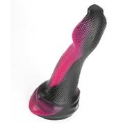 TRQOYTU Realistica Forma Di Animale Simile A Un Serpente, 24 X 5,8 Cm, Super Ventosa, Stimolazione Definitiva Del Punto G E Massaggio Anale, Silicone Morbido, Una Scelta Eccellente Per Le Donne