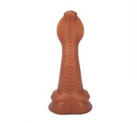 TRQOYTU Realistica Forma Di Animale Simile A Un Serpente, 24 X 5,8 Cm, Super Ventosa, Stimolazione Definitiva Del Punto G E Massaggio Anale, Silicone Morbido, Una Scelta Eccellente Per Le Donne