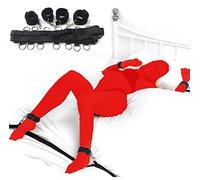 TRQOYTU Sesso Bondage A Letto, Bondage Per Adulti, Coppia Adulta, Set Letto King Size, Mani E Caviglie, 4 Maniche, Completo Bondage Sexy, Gambe E Braccia, Sesso Bondage, Corde E Bondage, Giocattoli