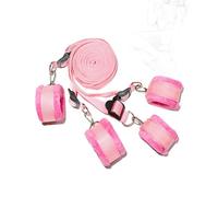 TRQOYTU Set Bondage BDSM Polsini Per Mani E Caviglie Manette SM Cinghie Per I Piedi Coscia Aperta Restrizioni Per Il Corpo Sesso Doggystyle Restrizioni Per Cosce Bondage Estremo Giocattoli Sessuali