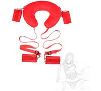 TRQOYTU Set Di Bondage BDSM Set Di Restrizioni SM Con Manette, Restrizioni Per I Piedi, Cuscino, Giocattolo Sessuale Estremo, Letto Erotico, Schiavo, Gioco Di Ruolo, Set Di Letti Fetish Per Amanti