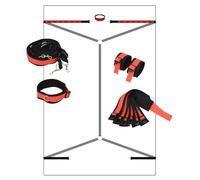 TRQOYTU Set Di Bondage Per Il Letto Set Di Bondage Per Il Sesso Restrizioni Per Le Mani Restrizioni Per Le Caviglie Kit SM Per Letto BDSM Set Di Restrizioni Per Il Fetish Erotico Set Di Restrizioni
