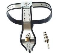 TRQOYTU Set Di Giocattoli BDSM In Acciaio Inossidabile Per Donne Con Cintura Di Castità Rimovibile, Plug Anale E Vaginale, Dispositivo Di Restrizione Invisibile, Set Di Giocattoli Estremi Per Donne