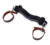 TRQOYTU Set Di Restrizioni BDSM In Legno E Pelle Per Scroto E Caviglie, Regolabile, Per CBT, Tortura Dei Testicoli, Feticismo, Schiavi Maschi, Giocattoli Sessuali Con Polsini Per Le Caviglie