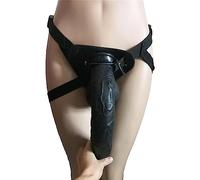 TRQOYTU Strap-On Dildo 33,5 Cm Strap On Dildo Gigante Plug Anale Fallo Anale In Silicone Rimovibile Con Forte Ventosa Masturbatore SM Giocattolo Sessuale Stimolatore Anale Vaginale Per Donne