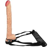 TRQOYTU Străp-ôn-Dildo Abbigliamento Sessuale Indossabile Per Donna Massaggiatore Bacchette In Silicone Peni Morbidi E Realistici Con Calzini A Ventosa Rimovibili