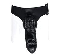 TRQOYTU Strap-on, Dildo Strap-on Con Imbracatura, Cinturino In Nylon Regolabile, Dildo In Silicone, Masturbazione, Sex Toy SM Per Donne, Uomini, Coppie, Soprattutto Carne Lesbica