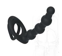 TRQOYTU Vibratore Di Coppia In Silicone Con Anelli Per Il Pene E Anello Per Il Pene Vibratori Anali Con 10 Modalità Di Vibrazione Vibratore Erotico 3 In 1 Per Massaggiatore Della Prostata