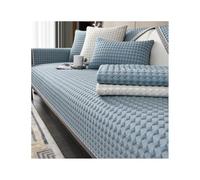 TRQQWEQQ Copridivano lavabile per aria condizionata, in seta di ghiaccio, tappetino per divano, protezione per mobili per animali domestici, bambini, cani, gatti (blu, 70 x 120 cm)