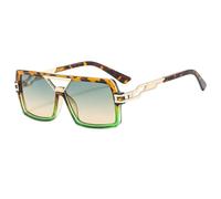 TRRDB Occhiali da sole a doppio raggio da uomo e donna alla moda occhiali da sole a gamba cava occhiali da sole, C5, 144*147*42mm